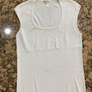 Escada White Tank Top